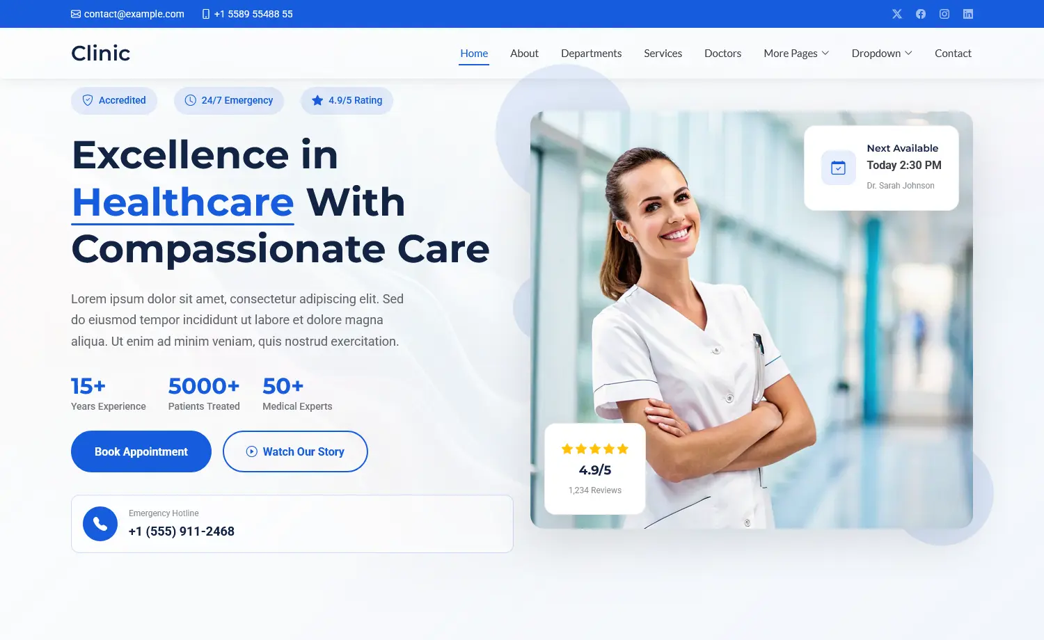 Clinic - Healthcare & Medical