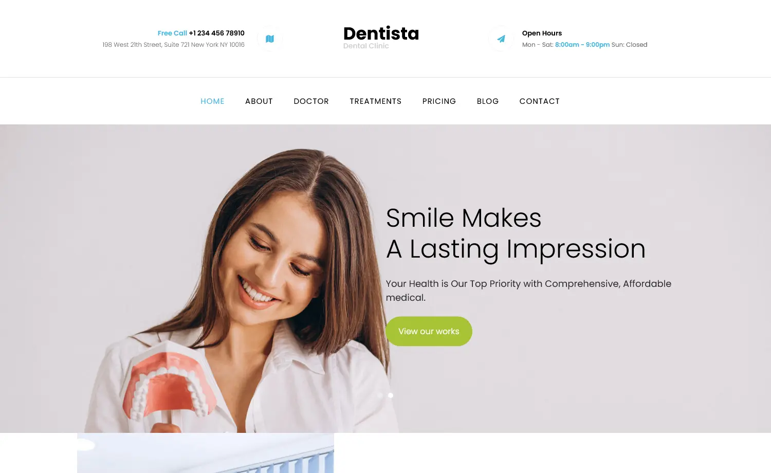 Dentista - Dental Clinic & Healthcare