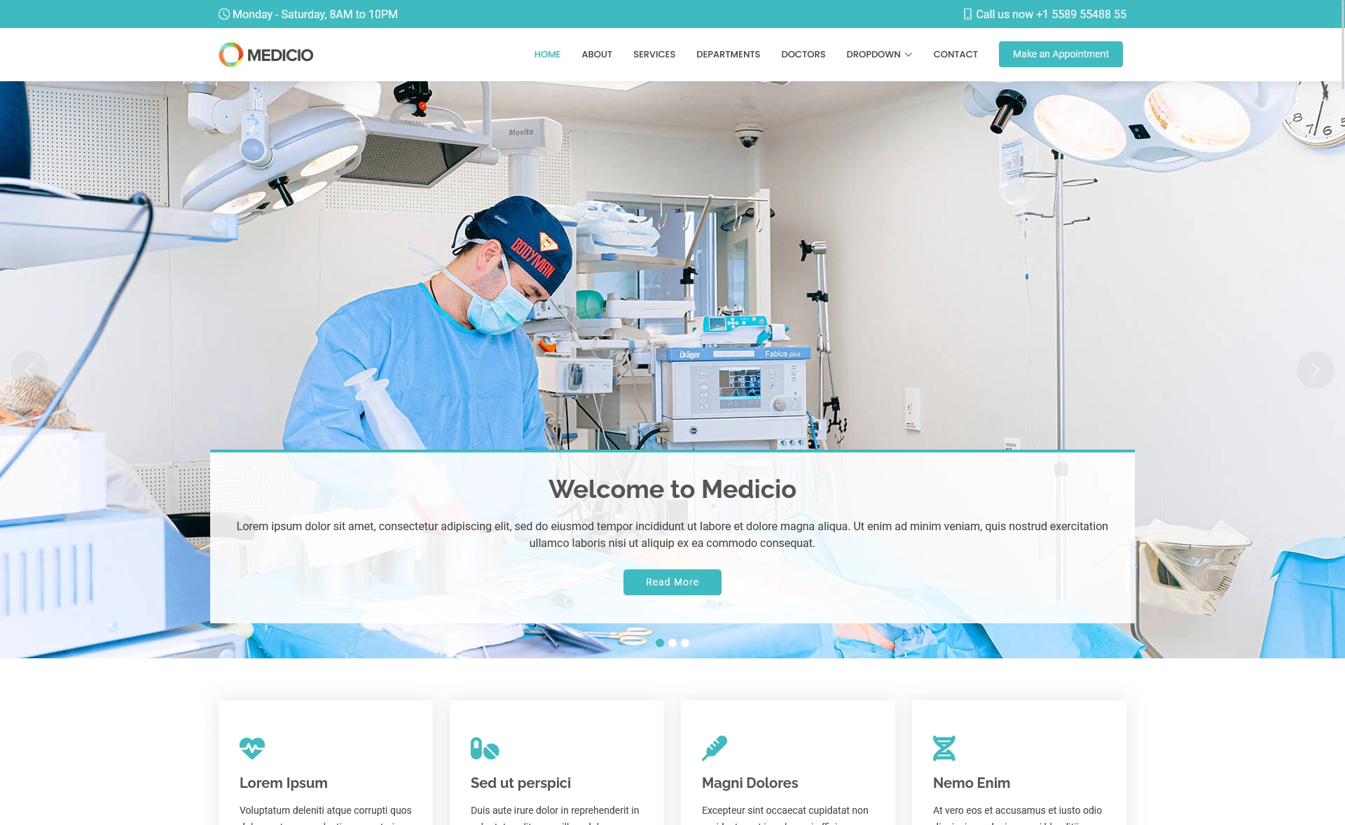 Medicio - Medical & Healthcare