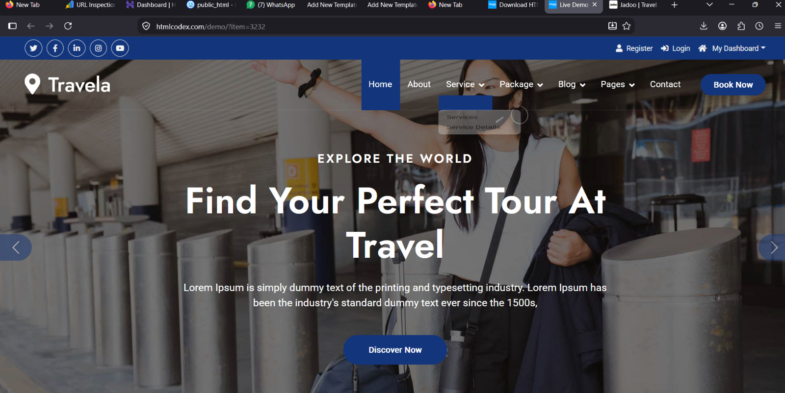 Travela – Travel & Tourism Website
